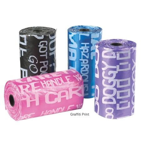 Clean Go Pet Waste Bag 8 Rolls Multi Classic ZW039 80 26